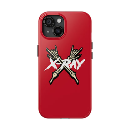 Tough Phone Case Red XX-RAY