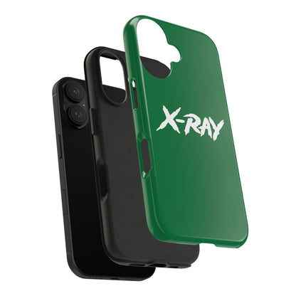 Tough Phone Case Green X-RAY