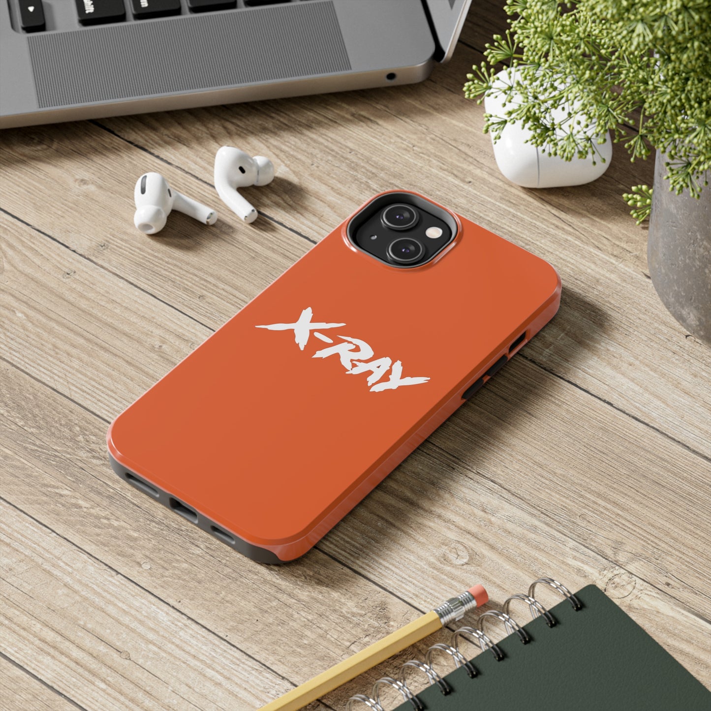 Tough Phone Case Orange X-RAY