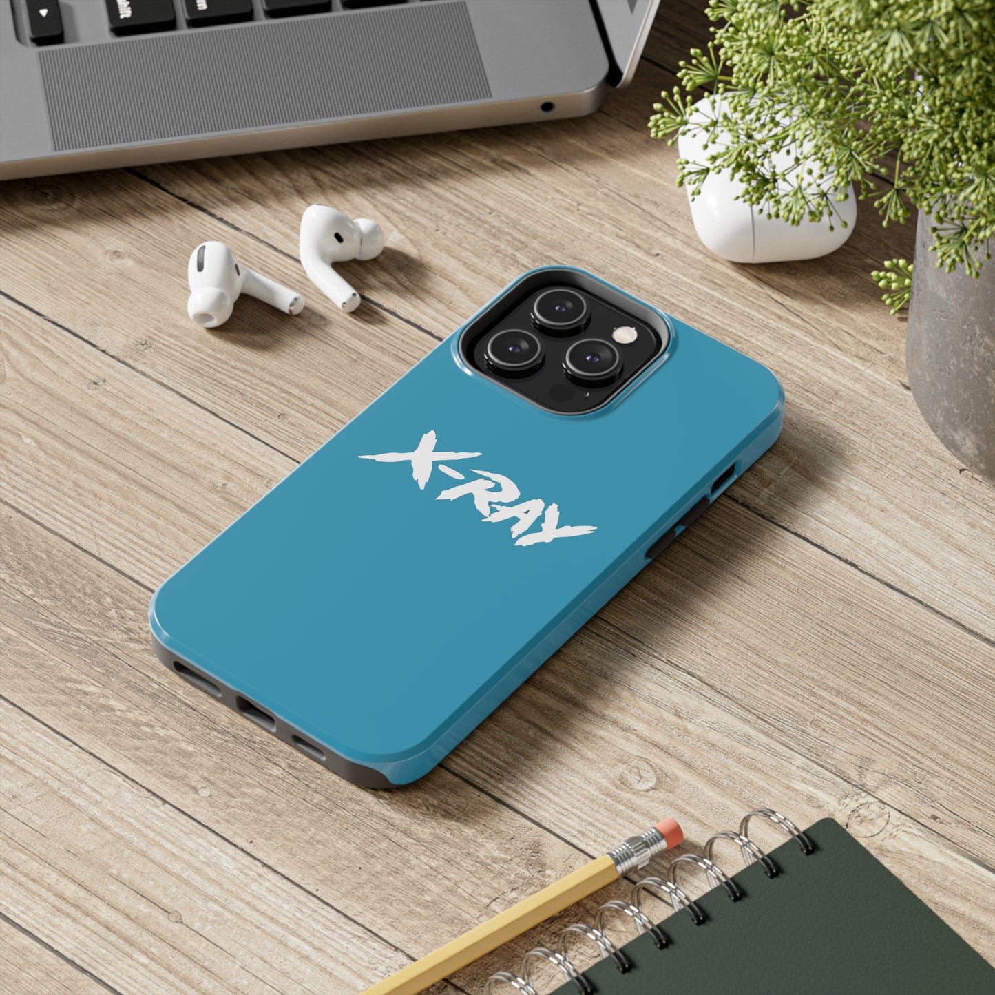 Tough Phone Case Turquoise X-RAY