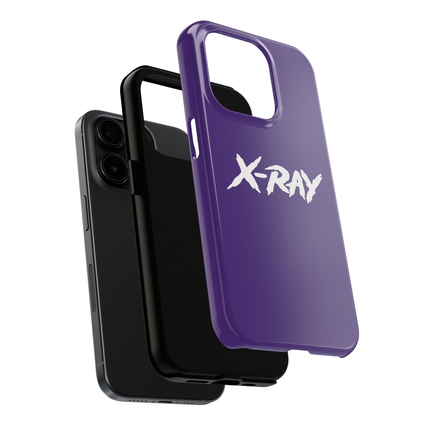 Tough Phone Case Purple X-RAY