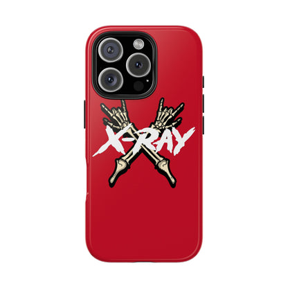 Tough Phone Case Red XX-RAY