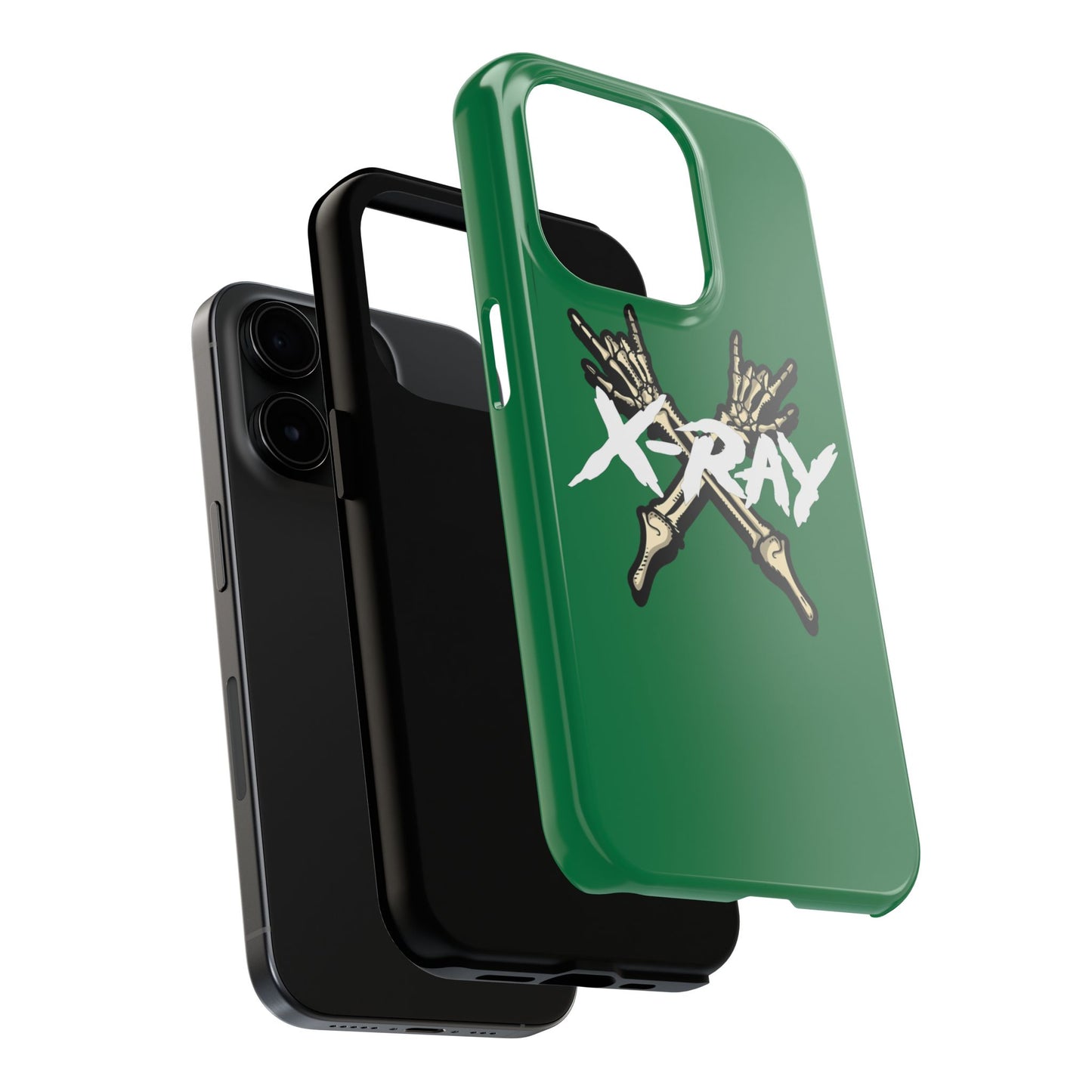 Tough Phone Case Green XX-RAY