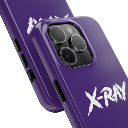 Tough Phone Case Purple X-RAY