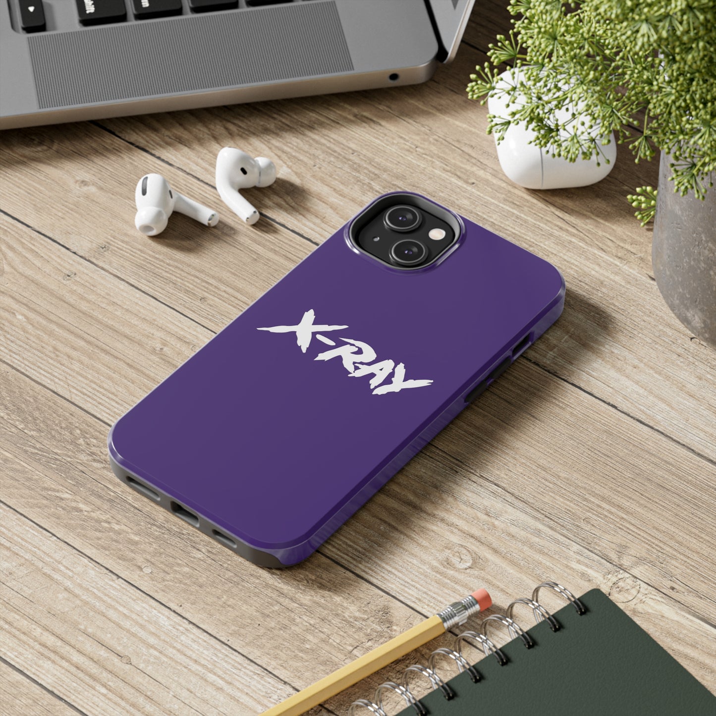 Tough Phone Case Purple X-RAY