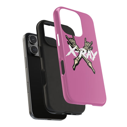 Tough Phone Case Light Pink XX-RAY