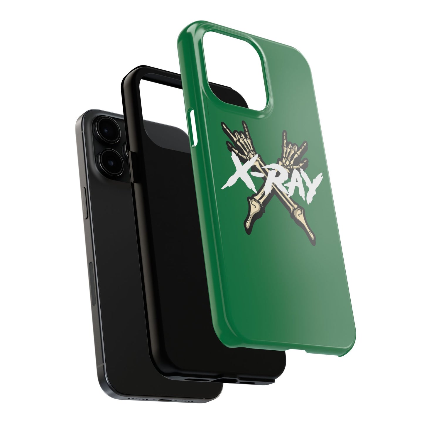 Tough Phone Case Green XX-RAY