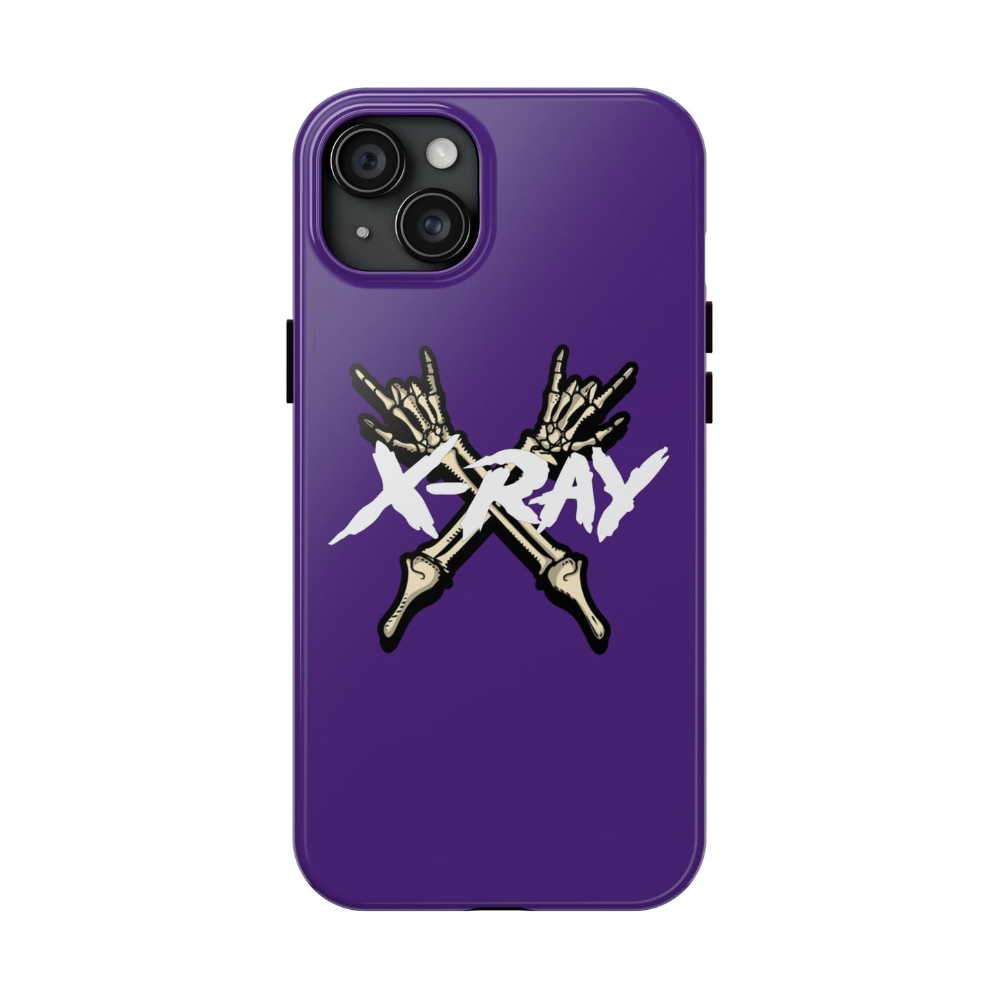 Tough Phone Case Purple XX-RAY