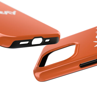 Tough Phone Case Orange X-RAY