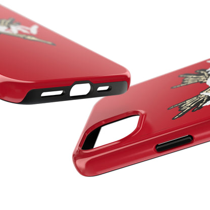 Tough Phone Case Red XX-RAY