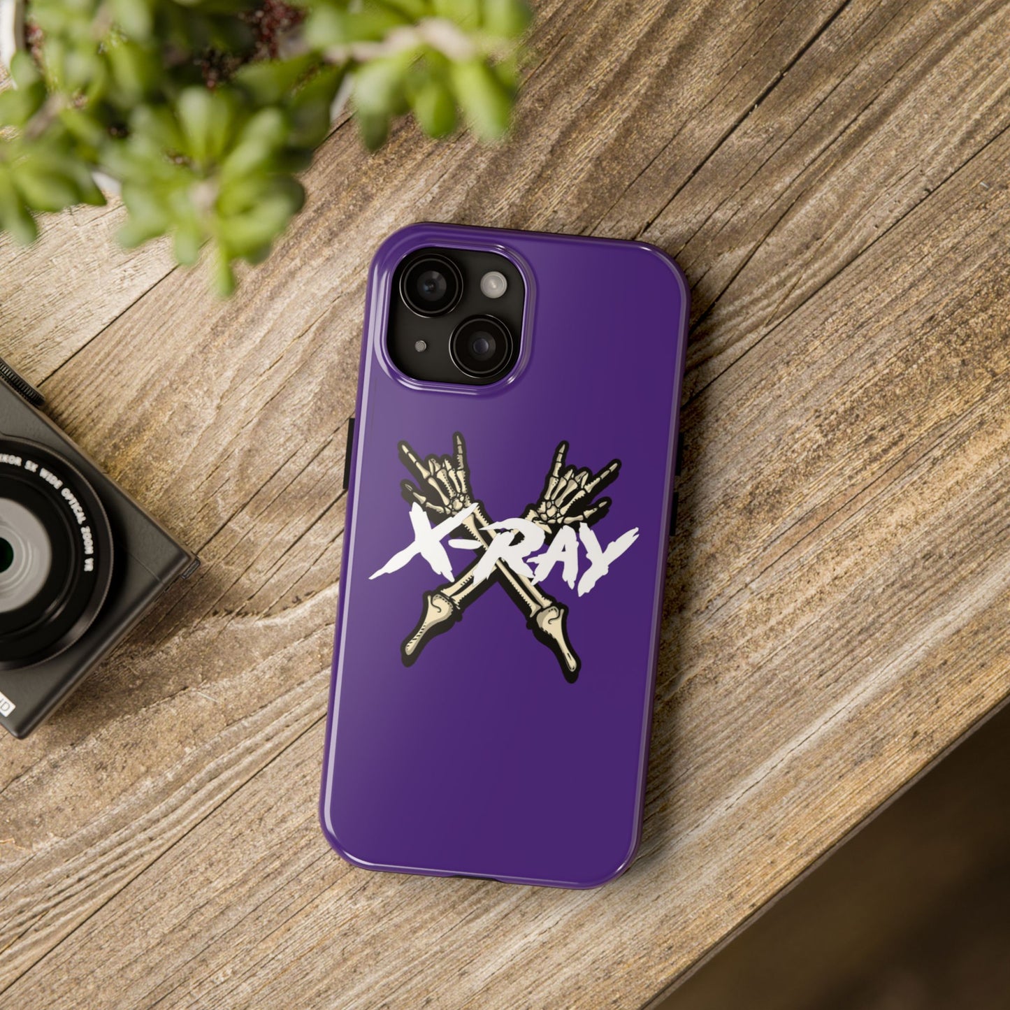 Tough Phone Case Purple XX-RAY