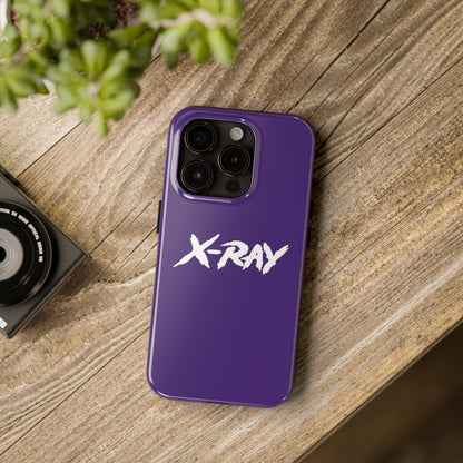 Tough Phone Case Purple X-RAY