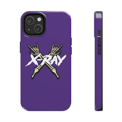 Tough Phone Case Purple XX-RAY