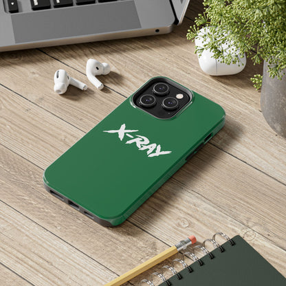 Tough Phone Case Green X-RAY