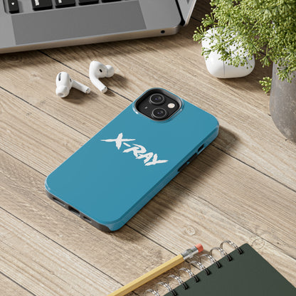 Tough Phone Case Turquoise X-RAY