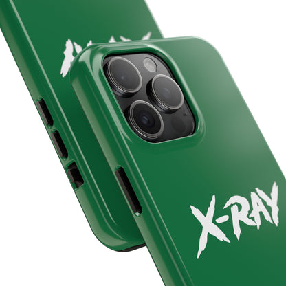 Tough Phone Case Green X-RAY