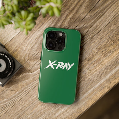 Tough Phone Case Green X-RAY