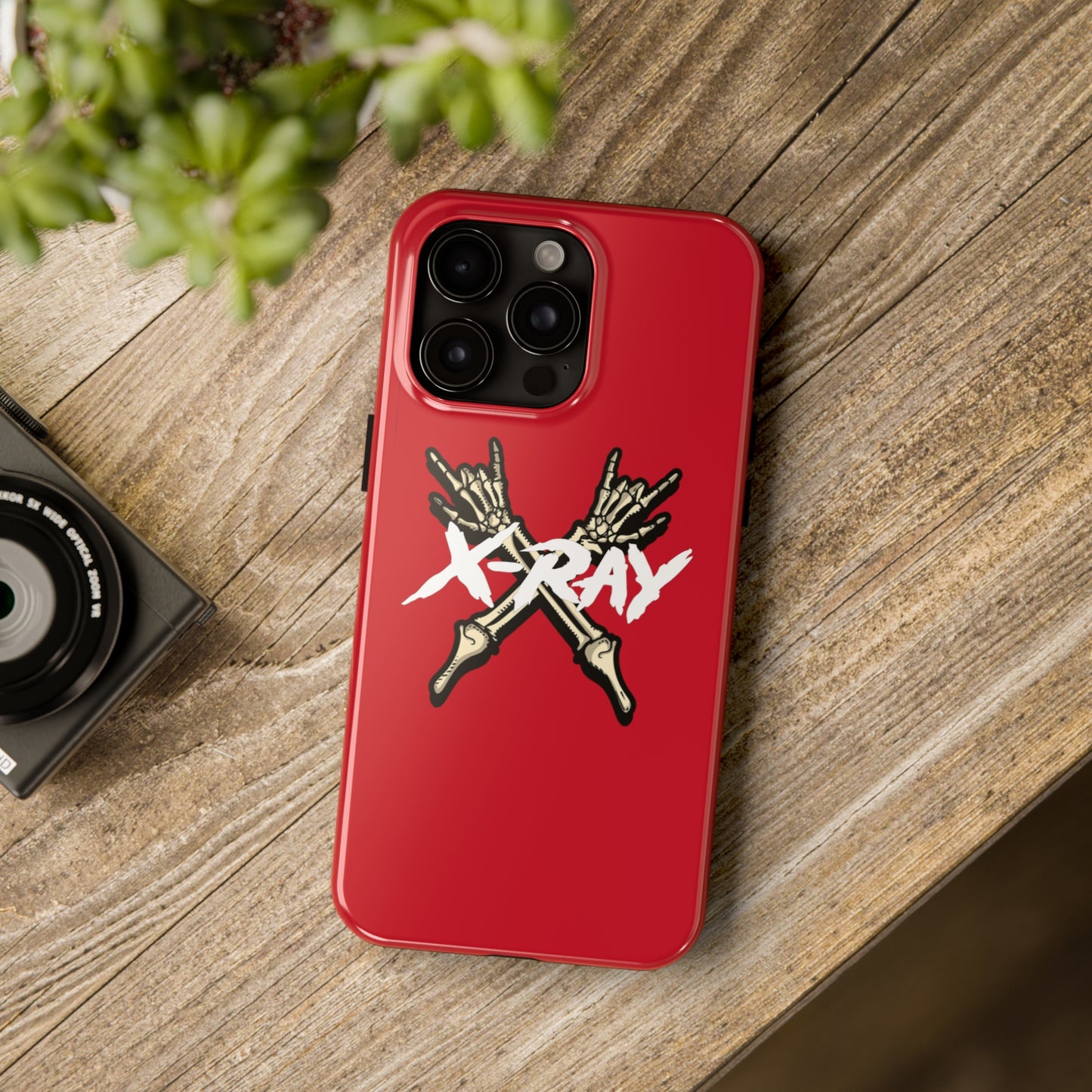 Tough Phone Case Red XX-RAY