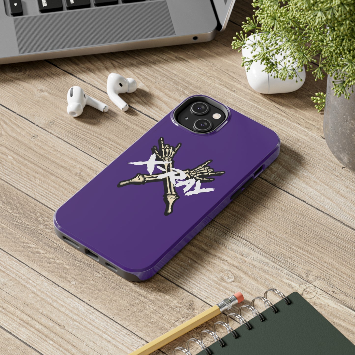 Tough Phone Case Purple XX-RAY