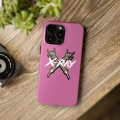 Tough Phone Case Light Pink XX-RAY