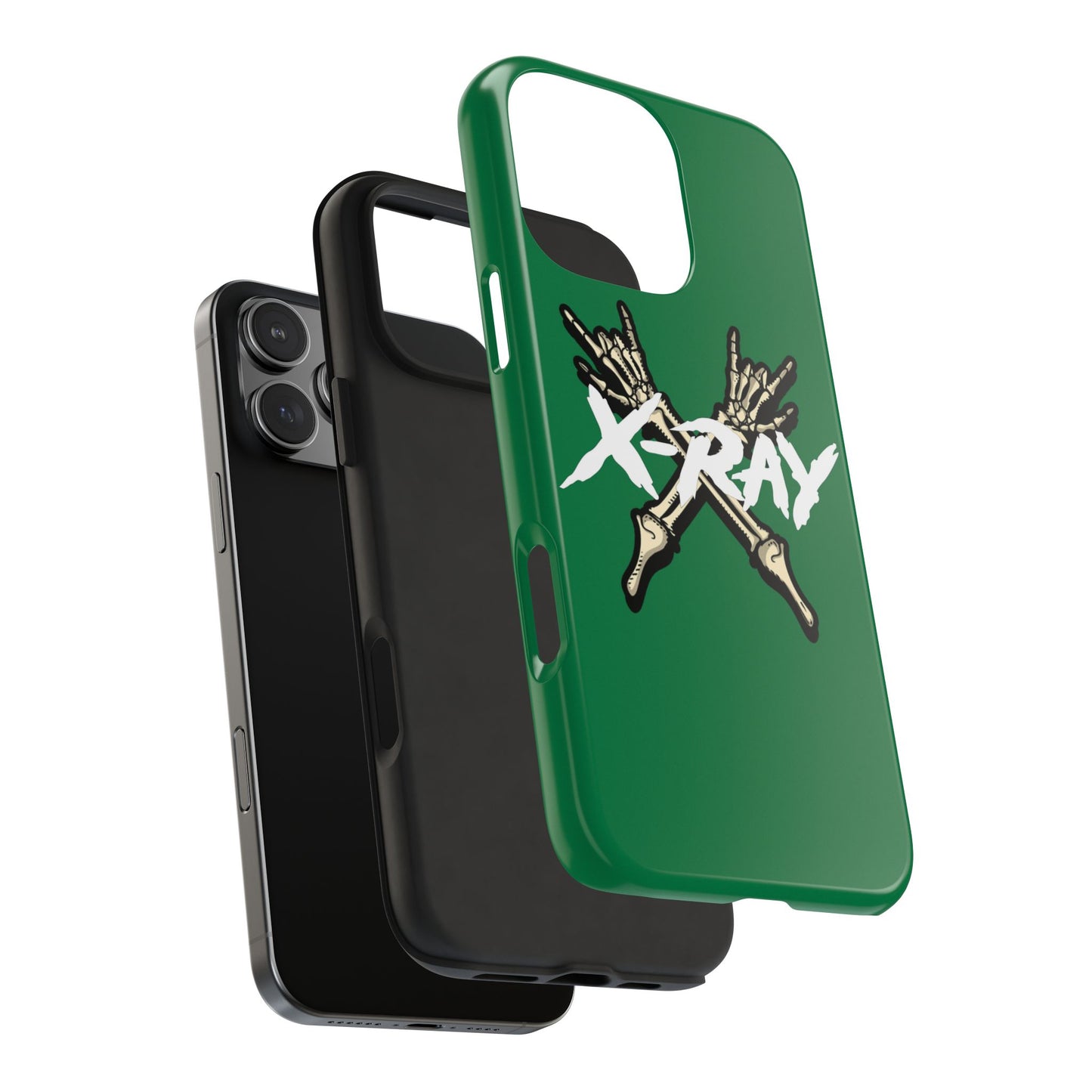 Tough Phone Case Green XX-RAY