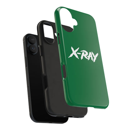 Tough Phone Case Green X-RAY