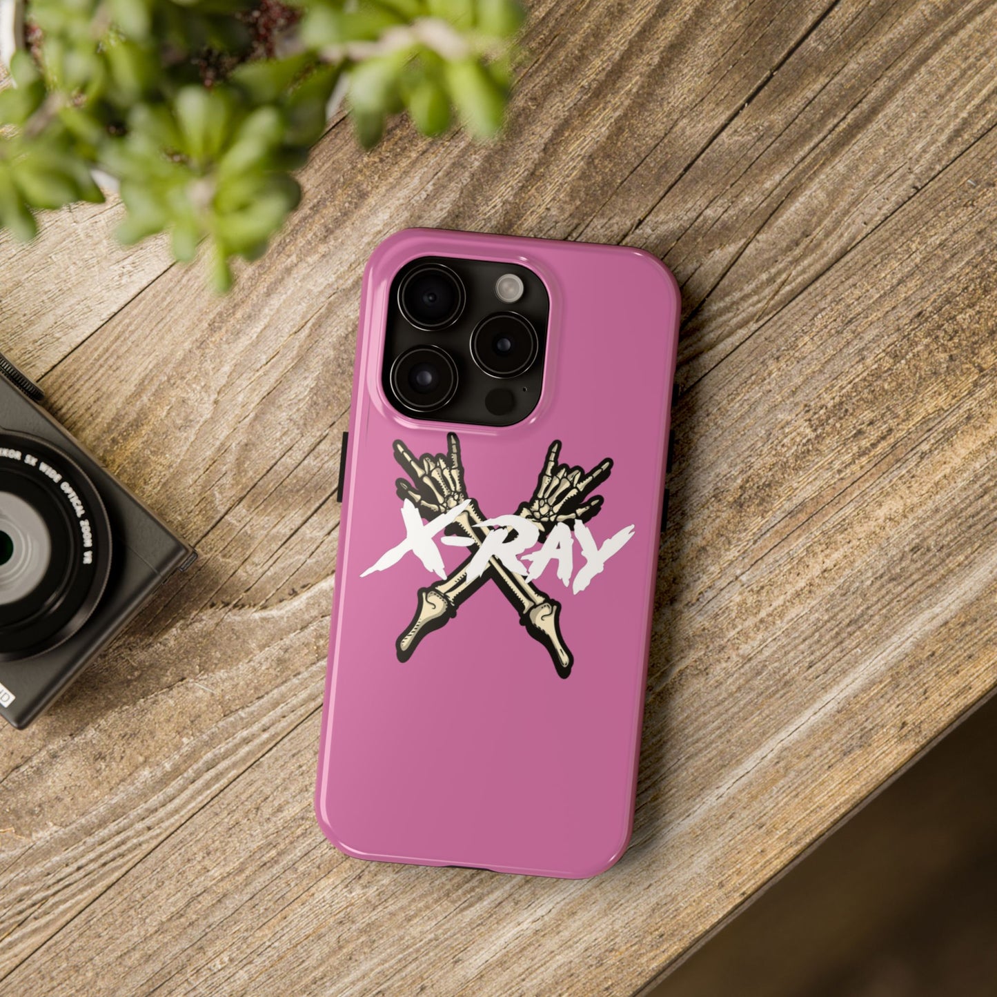 Tough Phone Case Light Pink XX-RAY