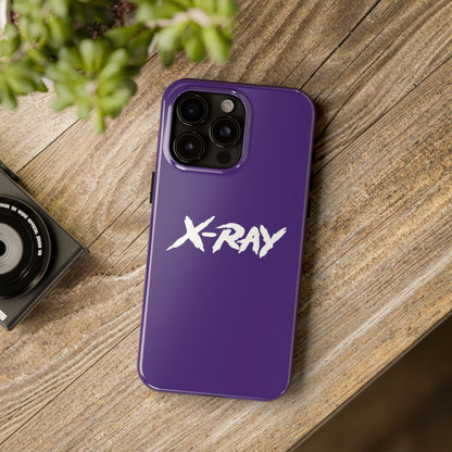 Tough Phone Case Purple X-RAY