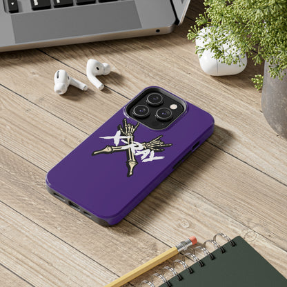 Tough Phone Case Purple XX-RAY