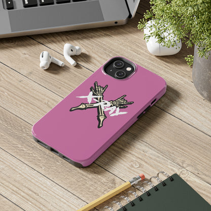 Tough Phone Case Light Pink XX-RAY