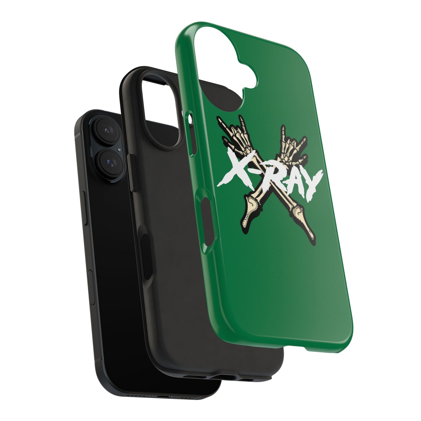 Tough Phone Case Green XX-RAY