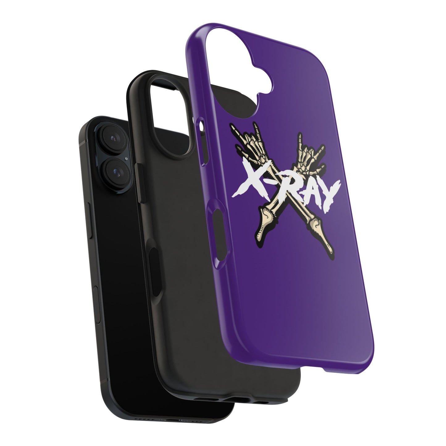 Tough Phone Case Purple XX-RAY