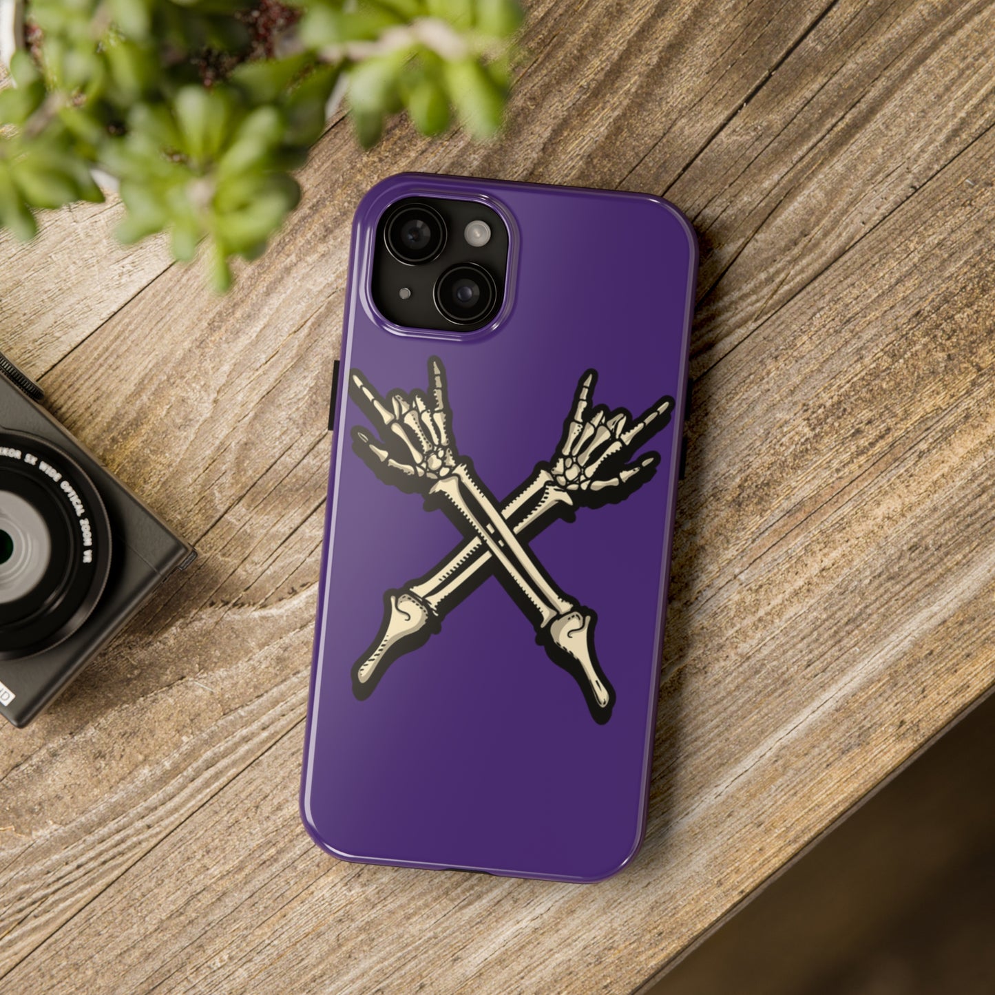 Tough Phone Case Purple X