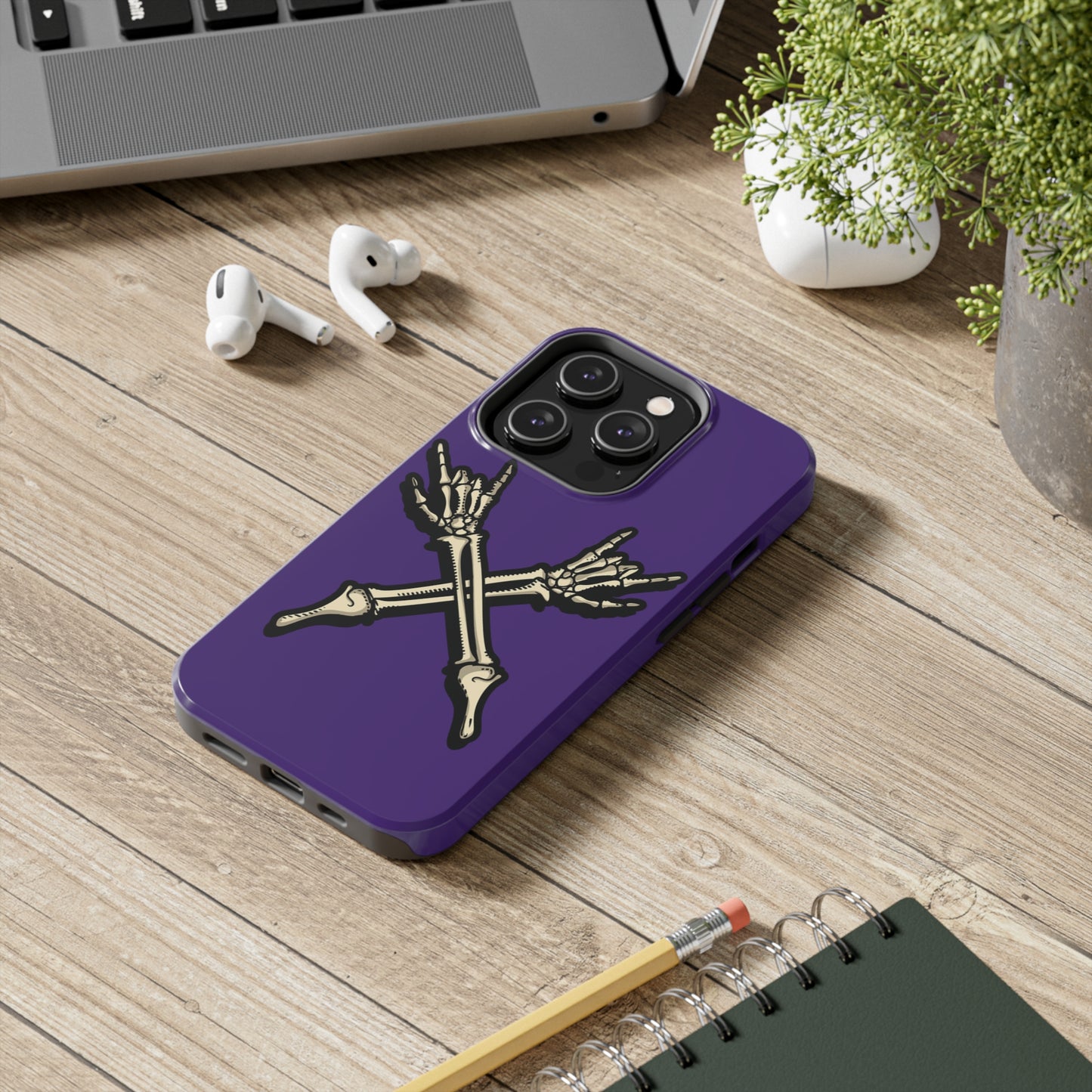 Tough Phone Case Purple X