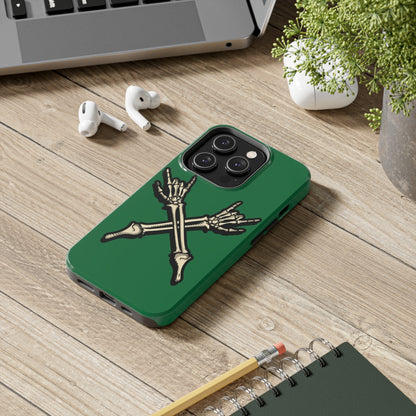 Tough Phone Case Green X