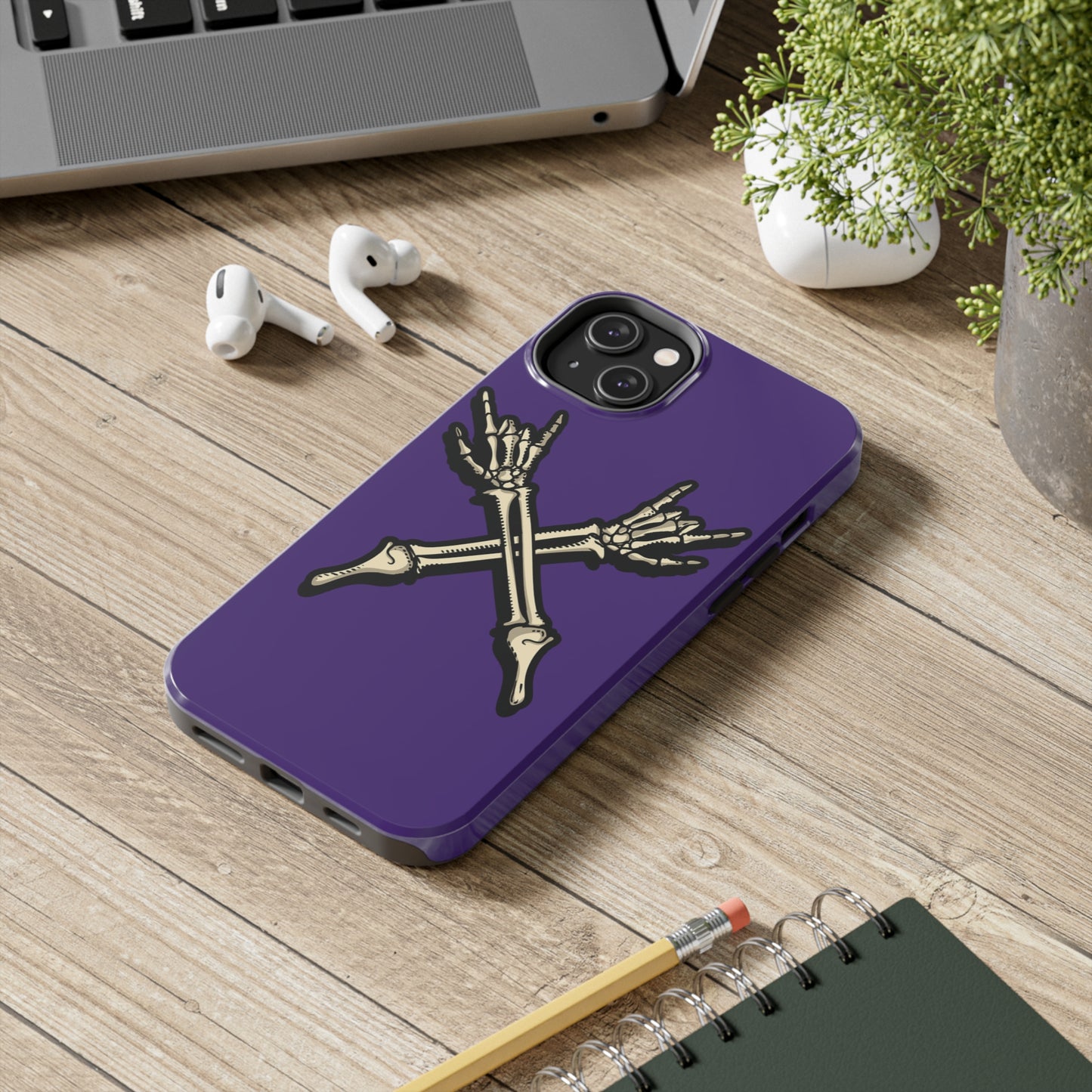 Tough Phone Case Purple X