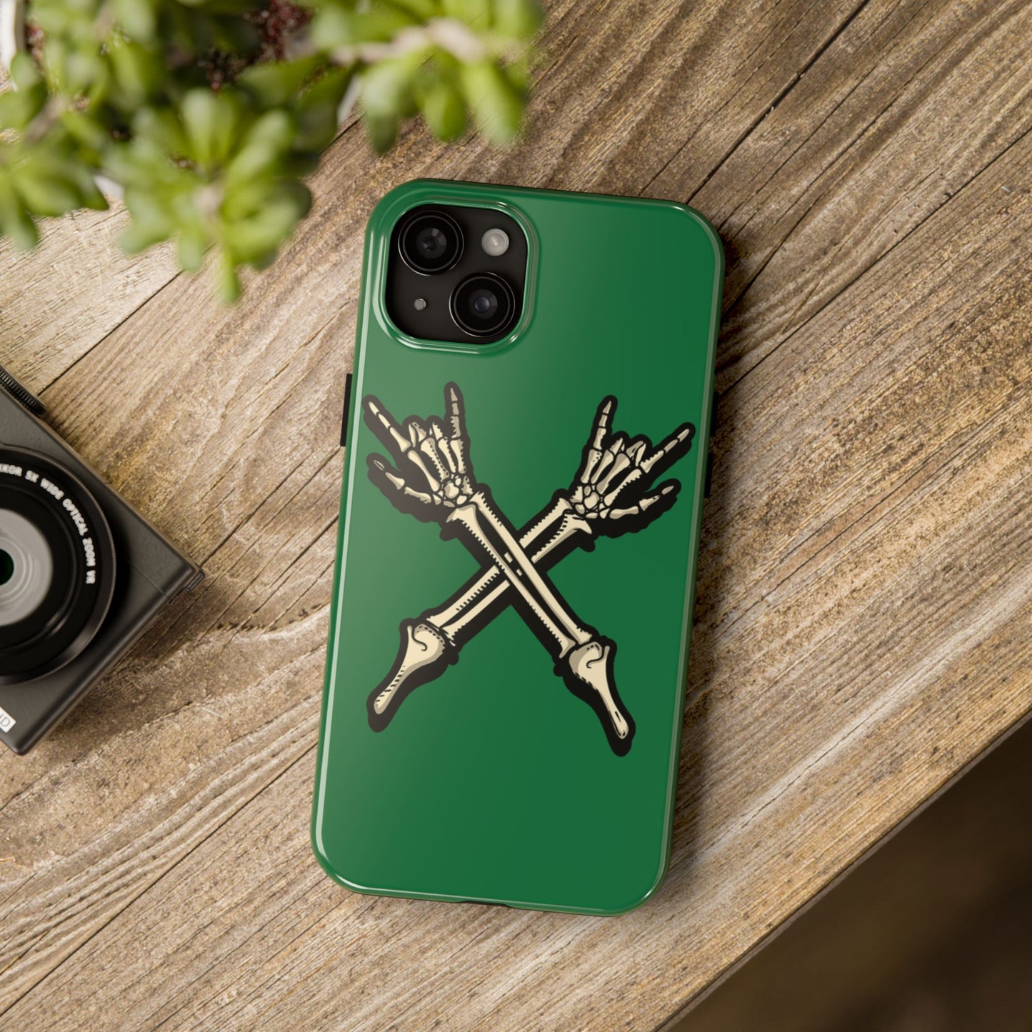 Tough Phone Case Green X