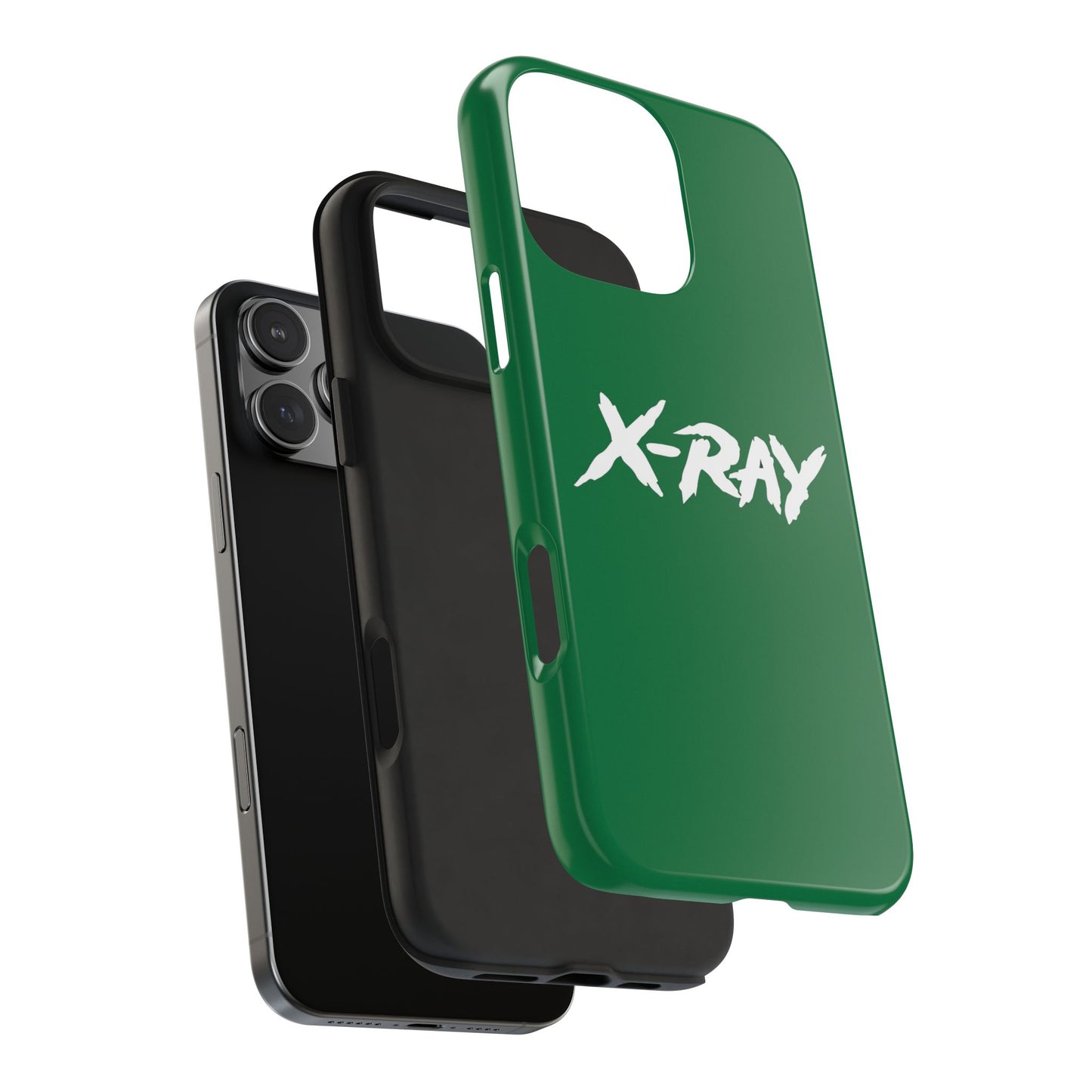 Tough Phone Case Green X-RAY