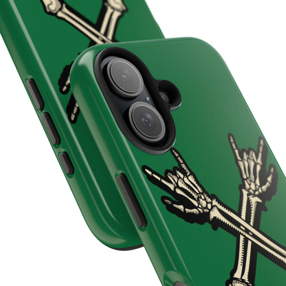 Tough Phone Case Green X