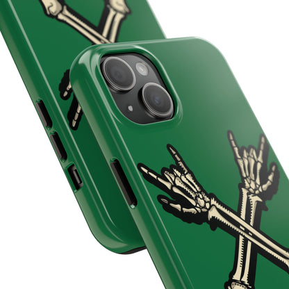 Tough Phone Case Green X