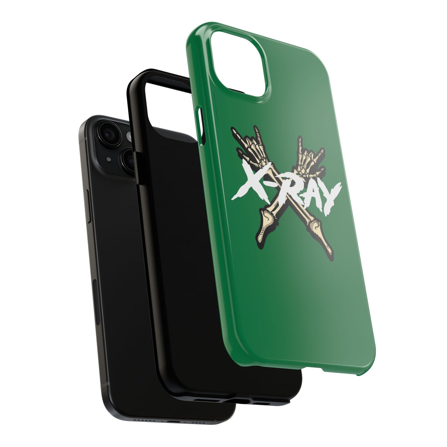 Tough Phone Case Green XX-RAY