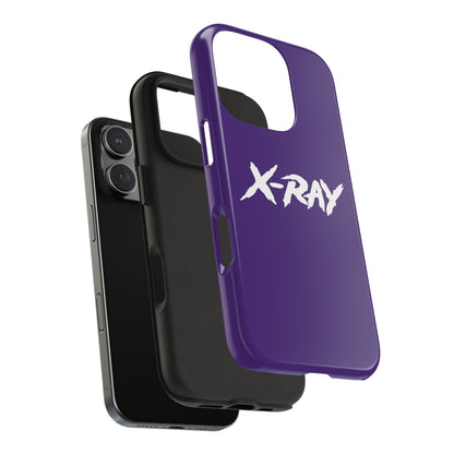 Tough Phone Case Purple X-RAY