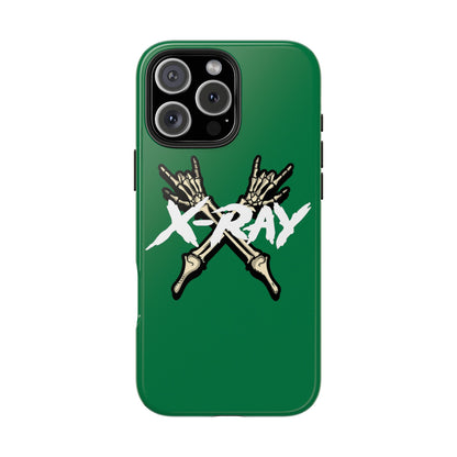 Tough Phone Case Green XX-RAY