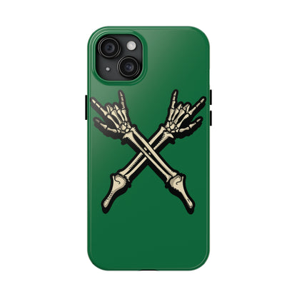 Tough Phone Case Green X