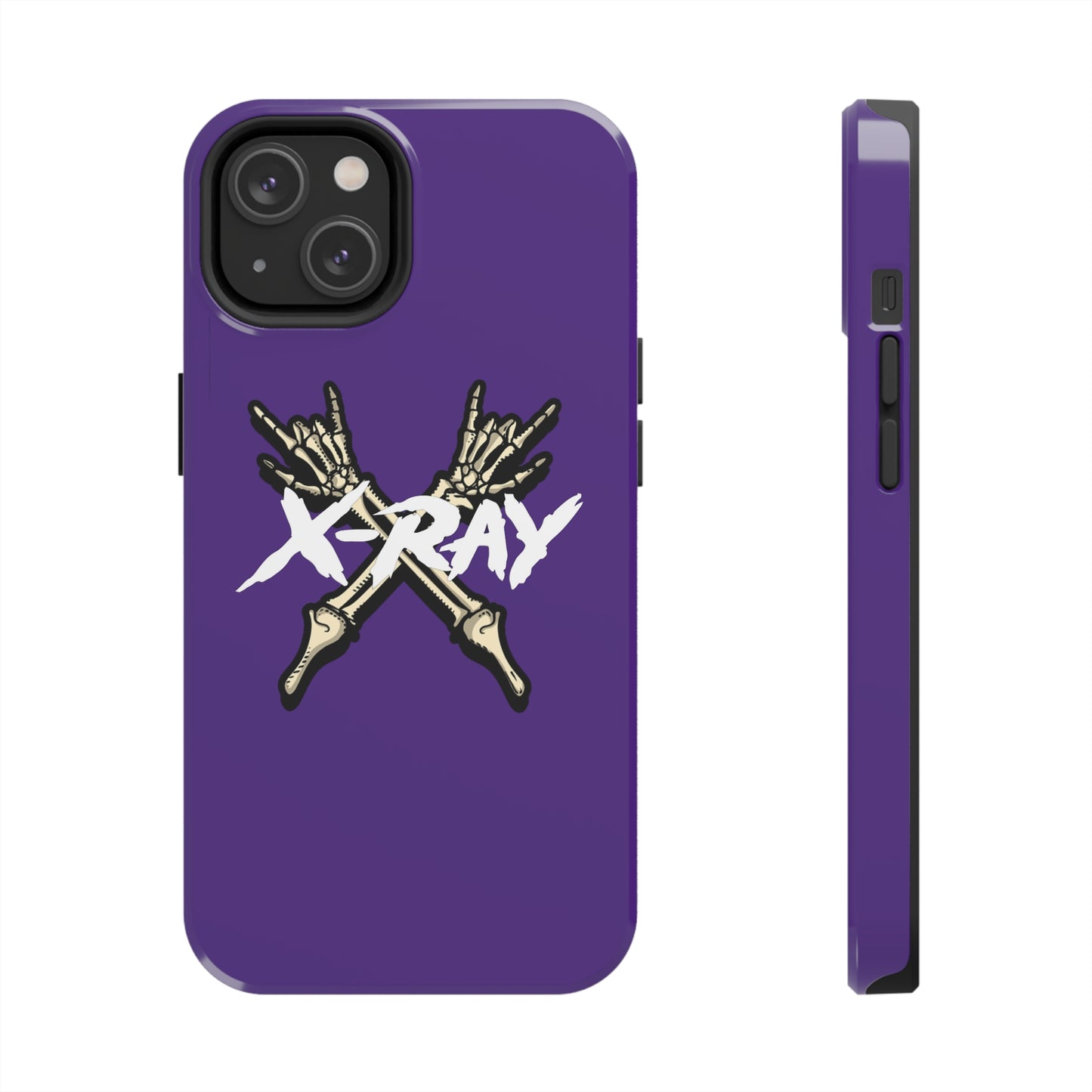 Tough Phone Case Purple XX-RAY