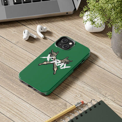 Tough Phone Case Green XX-RAY