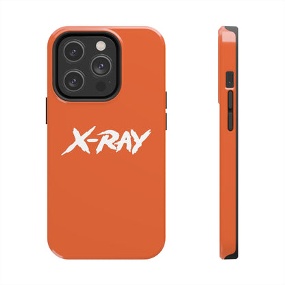 Tough Phone Case Orange X-RAY