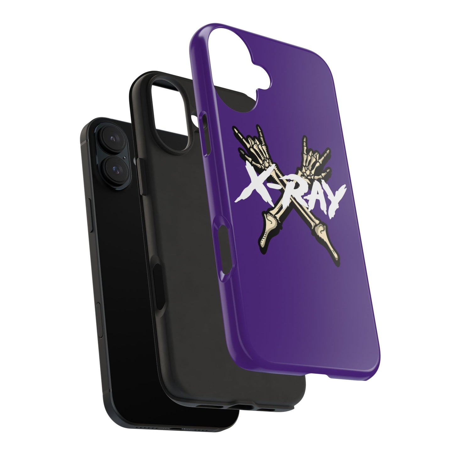 Tough Phone Case Purple XX-RAY