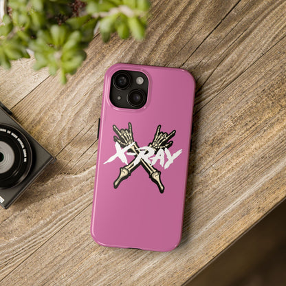 Tough Phone Case Light Pink XX-RAY