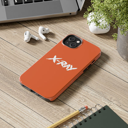 Tough Phone Case Orange X-RAY